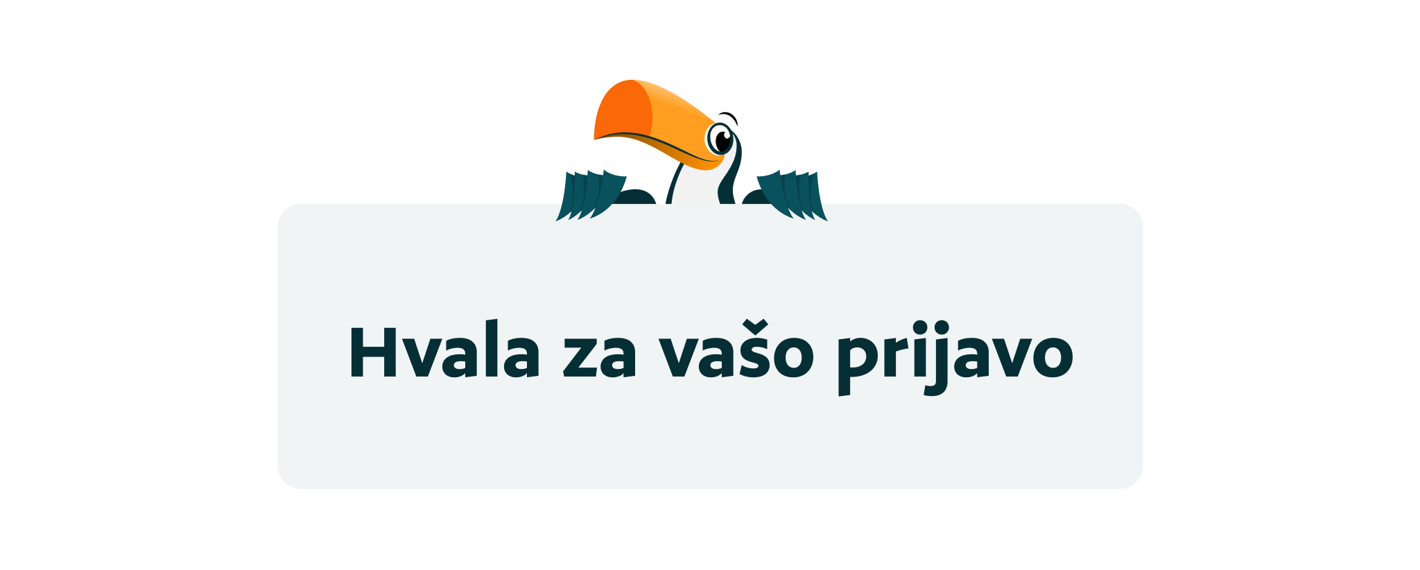 Ďakujeme za vaše prihlásenie