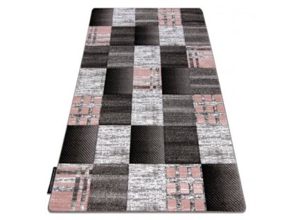 Sivo-roza pravokotna preproga Siena