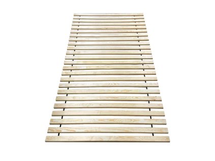Letveno dno 90x190 cm iz nelakiranega masivnega lesa