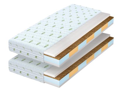 Penasta vzmetnica Nizios s kokosom 90x200