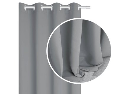 Zatemnitvena zavesa Tamia srebrna 140x250