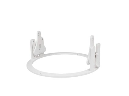 bela zibelka za rastočo otroško posteljo