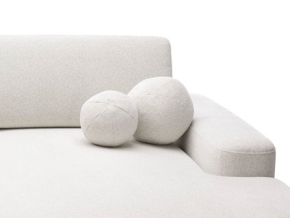 Set dizajnerskih okroglih blazin - bela