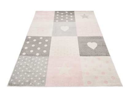 Otroška preproga Ruth White/Rose