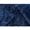 Prevleka za blazino 40x40 Furry - modra