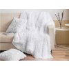 Prevleka za blazino 40x40 Furry - bela