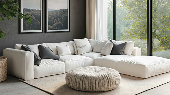 Rohová alebo do tvaru U? Výhody a nevýhody rôznych tvarov sedačiek