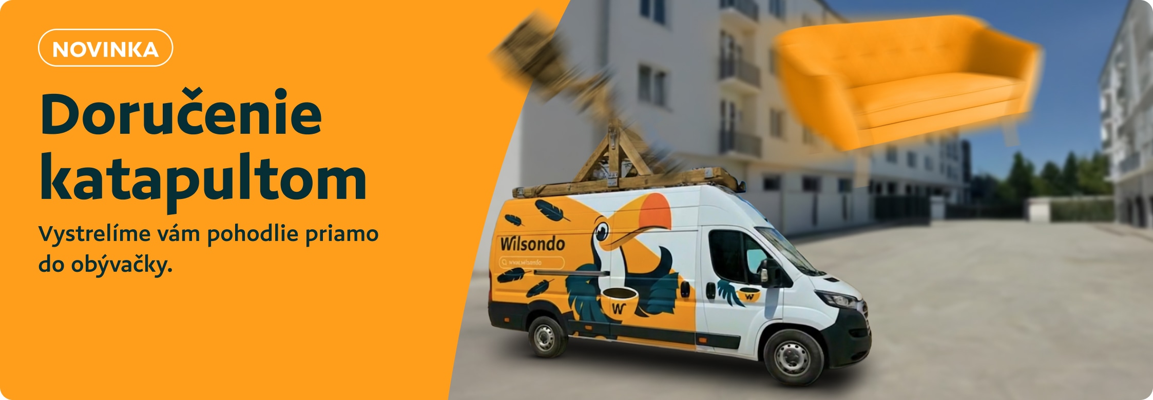 Doručenie katapultom 11/2025