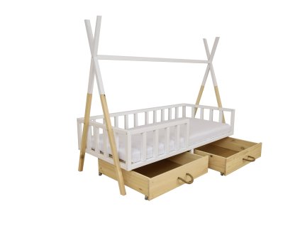 Detská posteľ domček Tipi 180x80