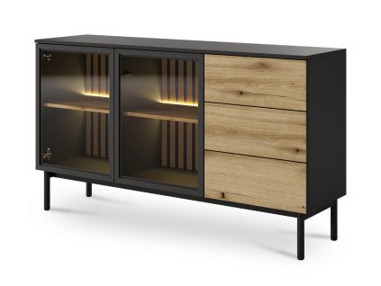 Široká komoda Lango na vysokých nožičkách