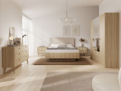 Spálňová zostava Viki v dekore dub barista