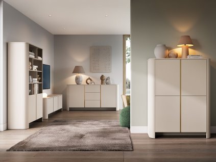 Obývacia stena Bori v kašmírovom prevedení