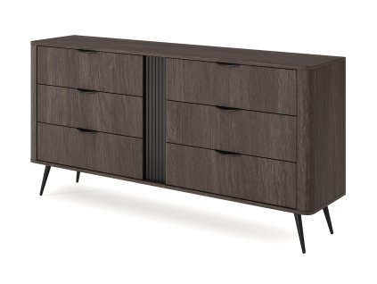 Široká komoda Veris so šírkou 163 cm