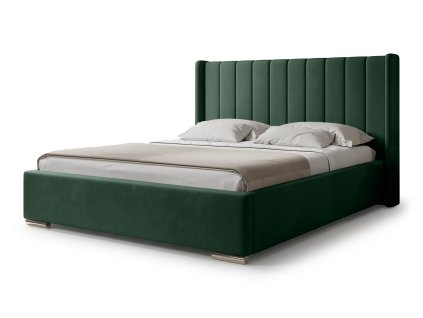 Tmavozelená posteľ Palmira