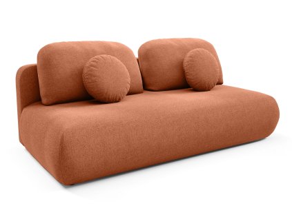 Tehlová čalúnená pohovka Tovo