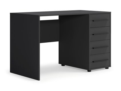 Čierny písací stôl Maxione