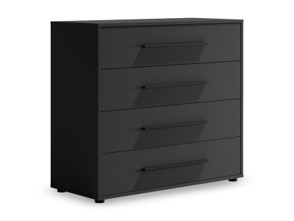 Komoda v čiernej farbe Maxione