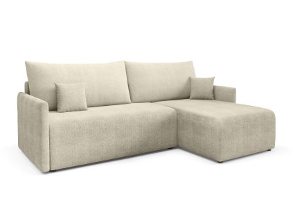 Krémová rohová sedačka Valencia