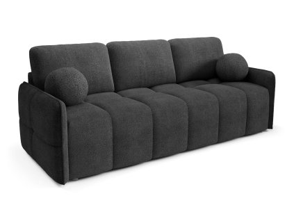 Tmavosivá rozkladacia pohovka Elia