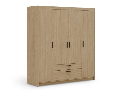 Široká štvordverová skriňa Elenas