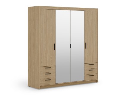 Priestranná šatníková skriňa Elenas