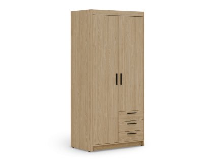 Šatníková skriňa v dekore dub olejovaný