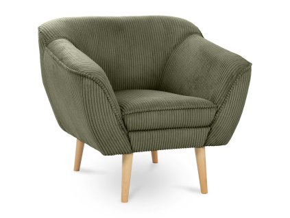 Olivové kreslo Dory