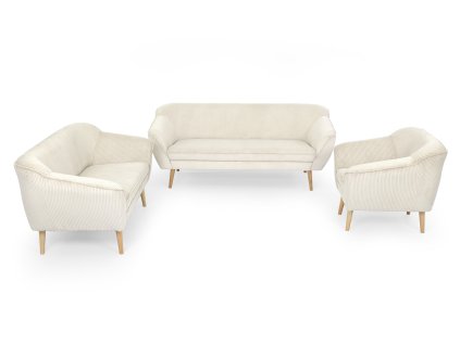 Sedacia súprava 3+2+1 Dory - krémová