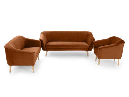 Tehlová sedacia súprava 3+2+1 Diva