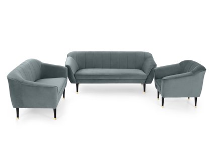 Sivá sedacia súprava 3+2+1 Diva