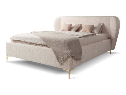 Krémová posteľ Aliano 180x200