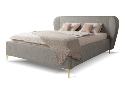 Sivá manželská posteľ Aliano