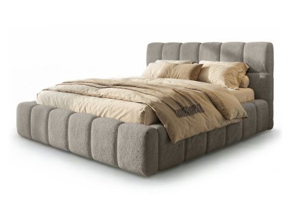 Sivá posteľ Velo 2