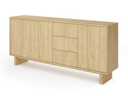 Široká komoda Nabu - dubová