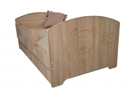 Detská posteľ s úložným boxom Oskar X 160x80