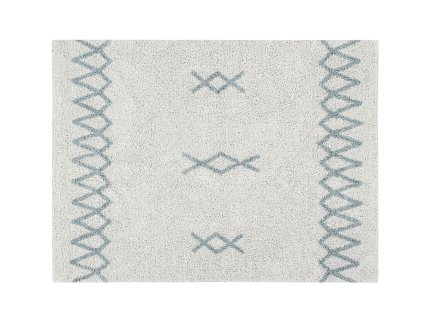 Detský práteľný koberec ATLAS Vintage Blue 120x160