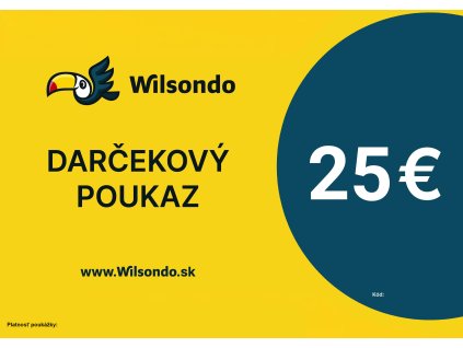 Elektronický darčekový poukaz 25€