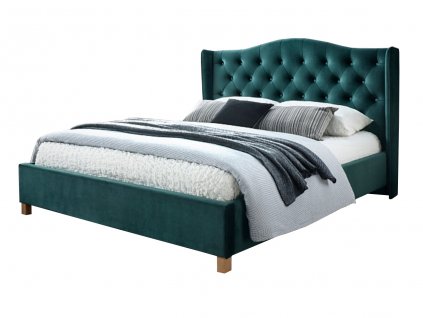 Manželská posteľ Aspen Velvet - zelená