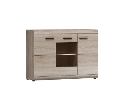 Komoda LINK 120 3D - dub sonoma