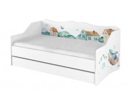 Detská posteľ Lietadlá 160x80