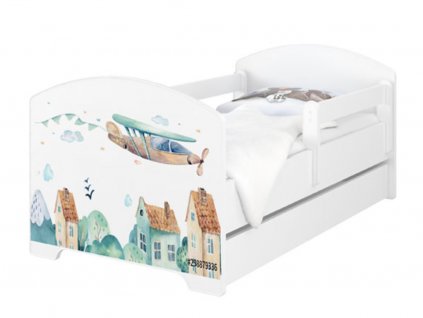 Detská posteľ Lietadlá