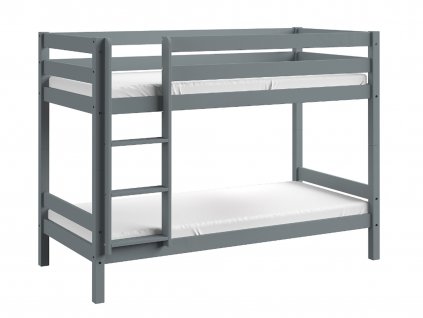 Poschodová posteľ Olaf 200x90 - sivá