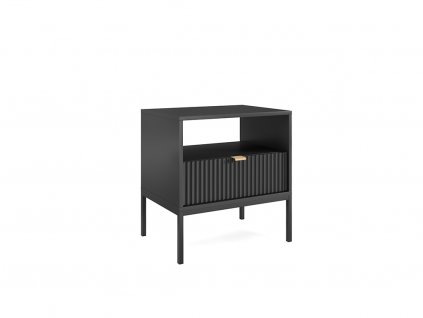 Nočný stolík Nova S54 - čierna