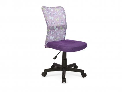Kancelárska stolička Dingo vzor - fialová