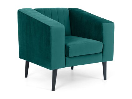 Kreslo Asprey v smaragdovej farbe