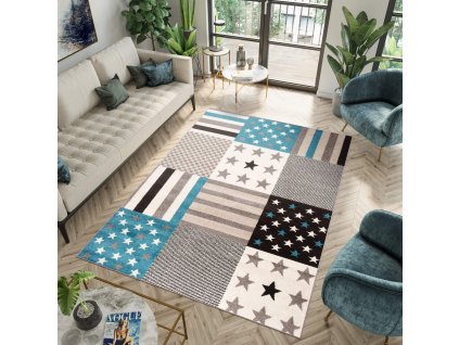 Detský koberec Aurel Blue