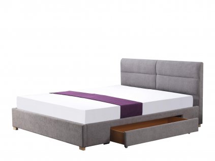Čalúnená manželská posteľ Merida II 160x200 s úložným priestorom