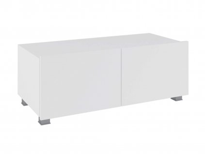 TV stolík Calabrini v bielej farbe