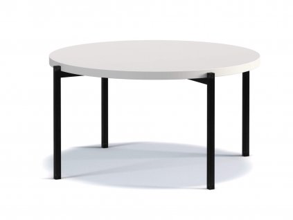 Okrúhly konferenčný stôl v bielej farbe
