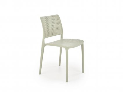 K514 zelená stolička do záhrady či jedálne.